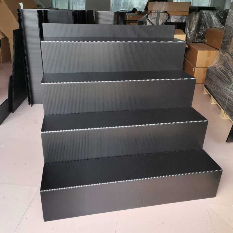 4-tier Corrugated Plastic Flower Stand 4-tier Corrugated Plastic Flower Stand
