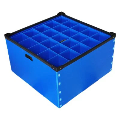 PP halmozott Coroplast tárolódoboz